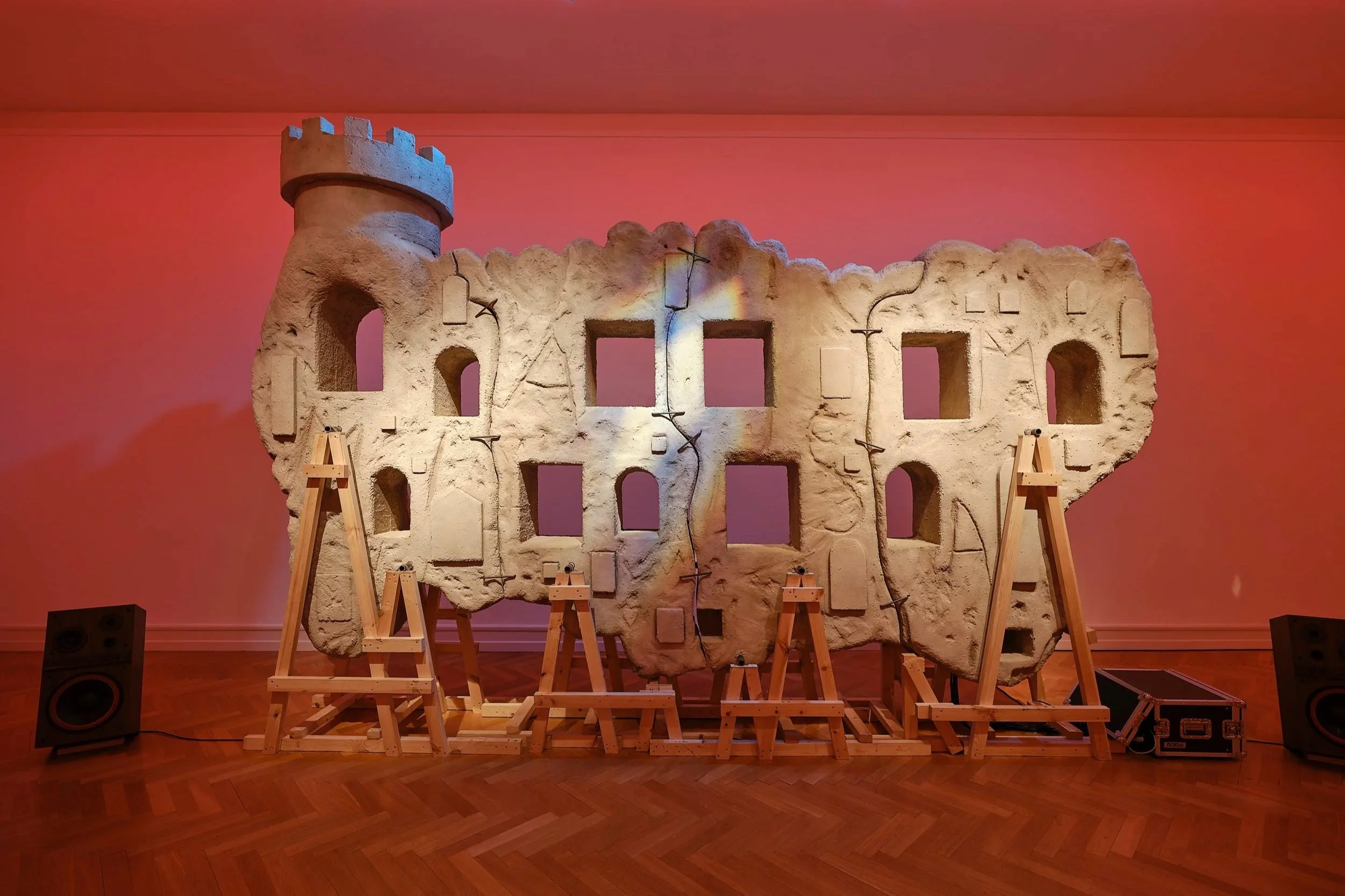  Tai Shani,  M.I.A.S.M.A. , exhibition view, Kunsthalle Bern, 2026. Photo: David Aebi 