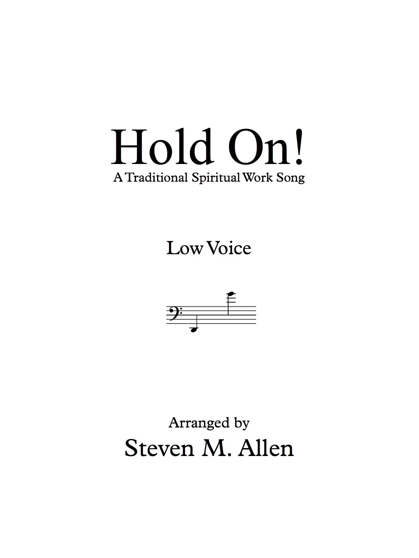 Hold On! - Low Voice .jpg