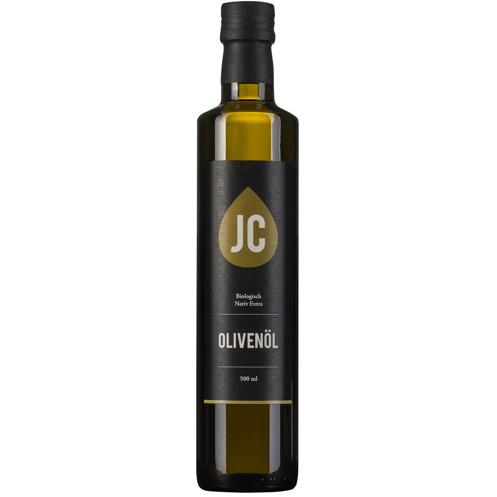JC Olivenöl Bio Nativ Extra 500 ml Flasche (39,90 €/l - 7% USt), inkl. Versand (Österreich / Schweiz zzgl. Porto)