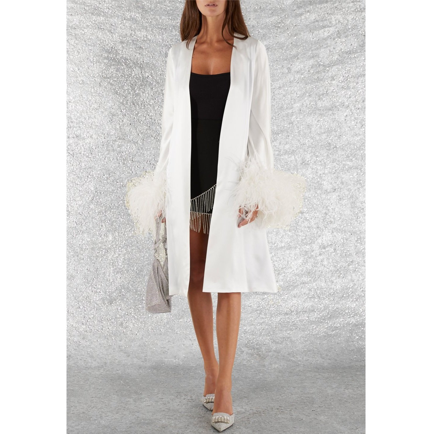 Zsa Zsa Parlor Robe Blanc