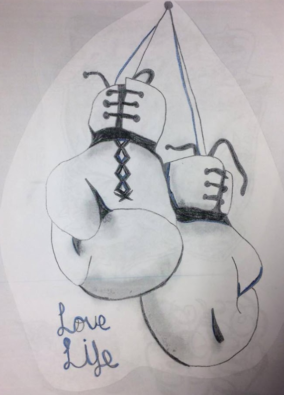 Artwork by a student at Pine Hills Correctional Center.