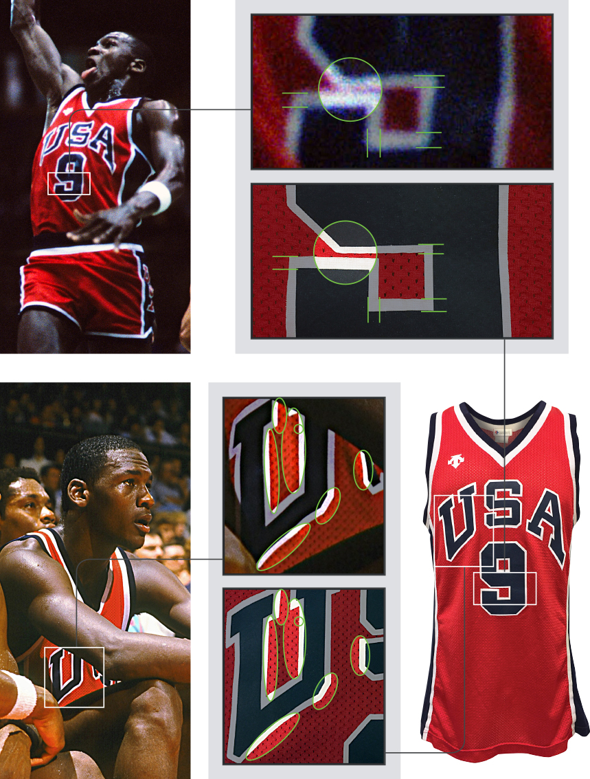 Michael Jordan Signed Authentic 1984 Team USA Olympics Jersey