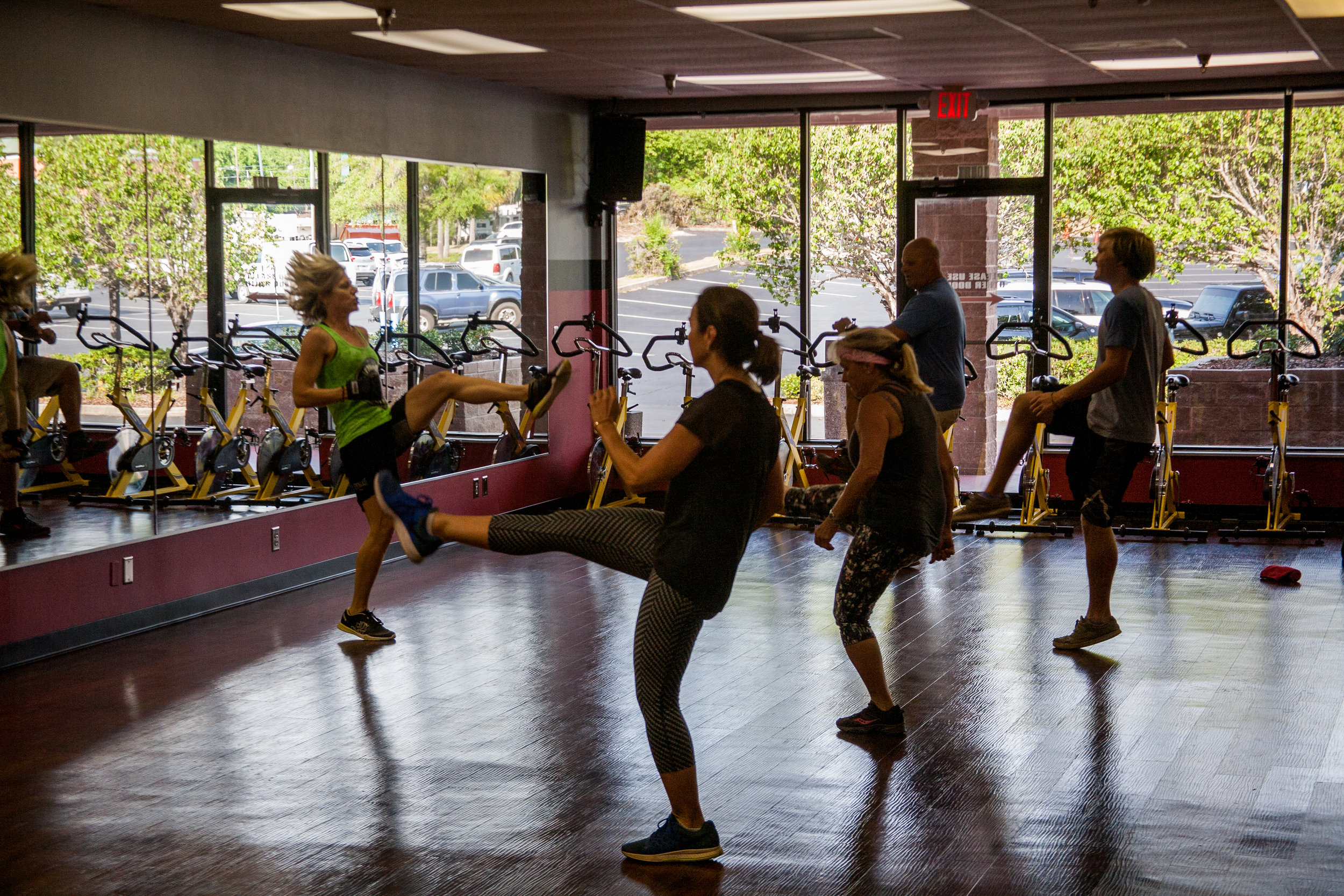  WE HAVE SOMETHING FOR EVERYONE IN OUR   high-intensity classes    see classes  