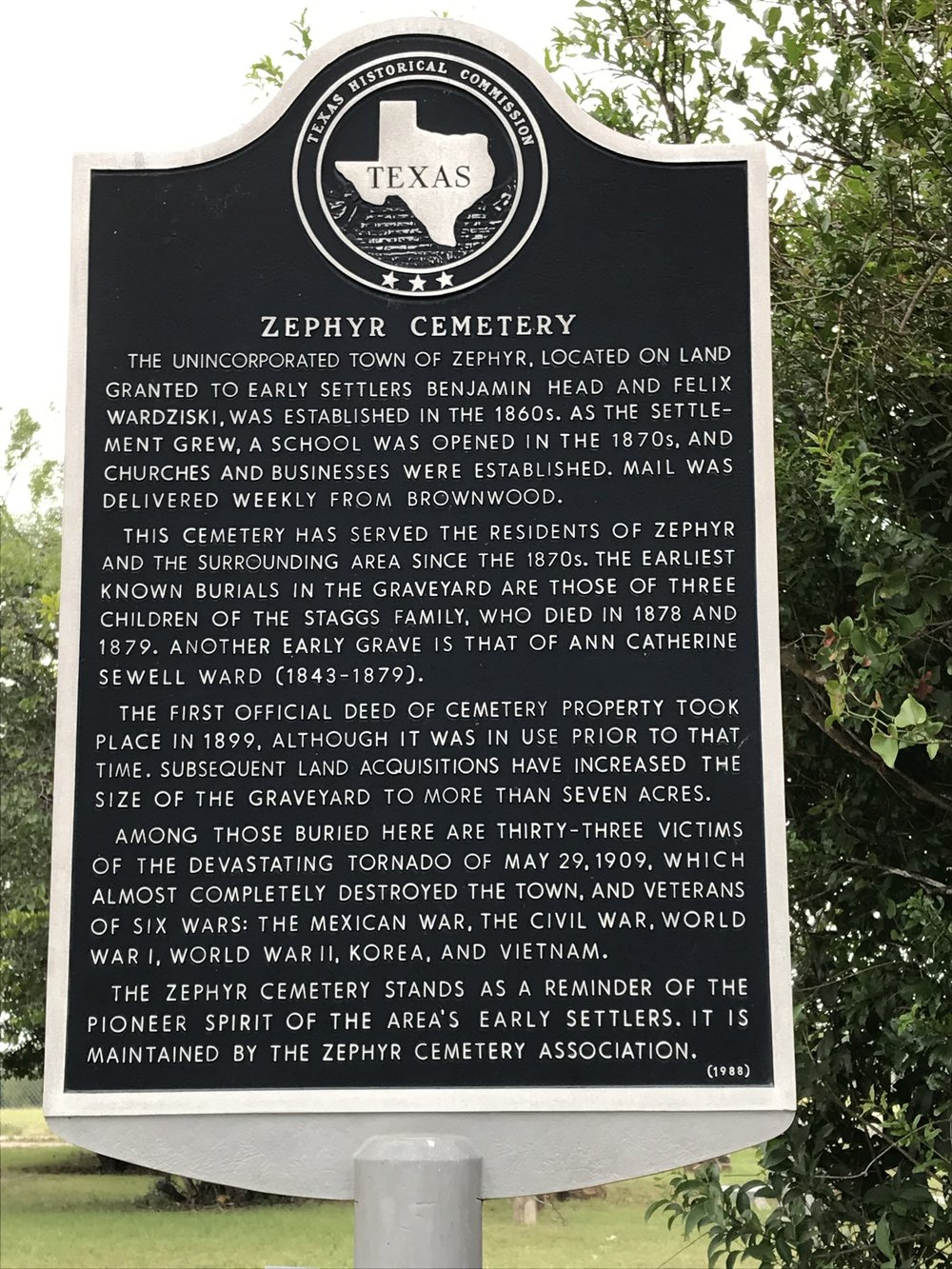 5948: Zephyr Cemetery