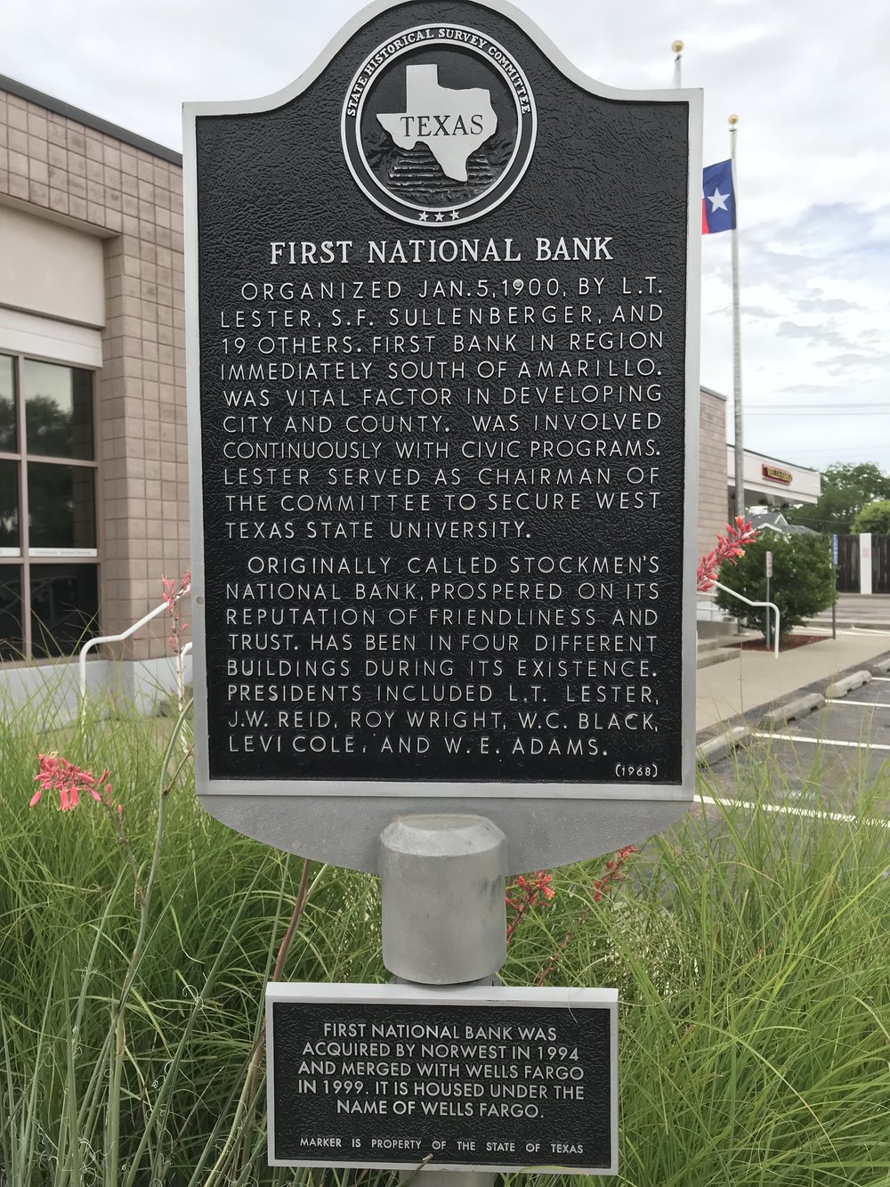 1780: First National Bank