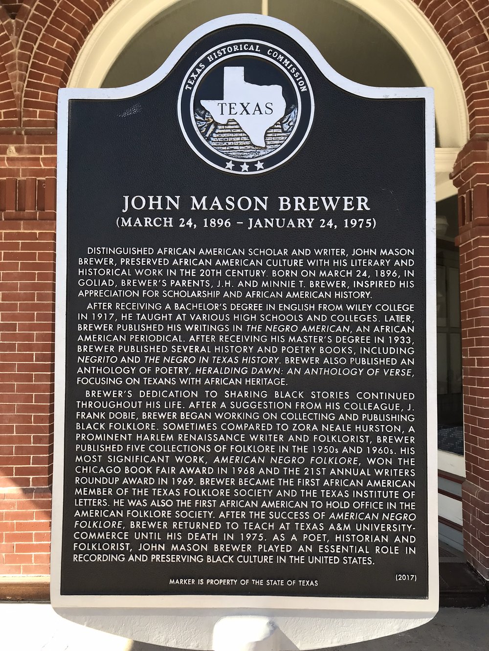 John Mason Brewer