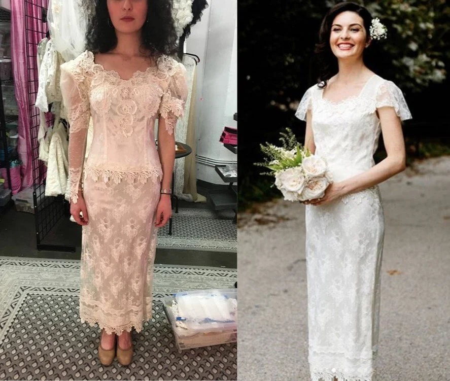 Vintage Bridal Wedding Restyling