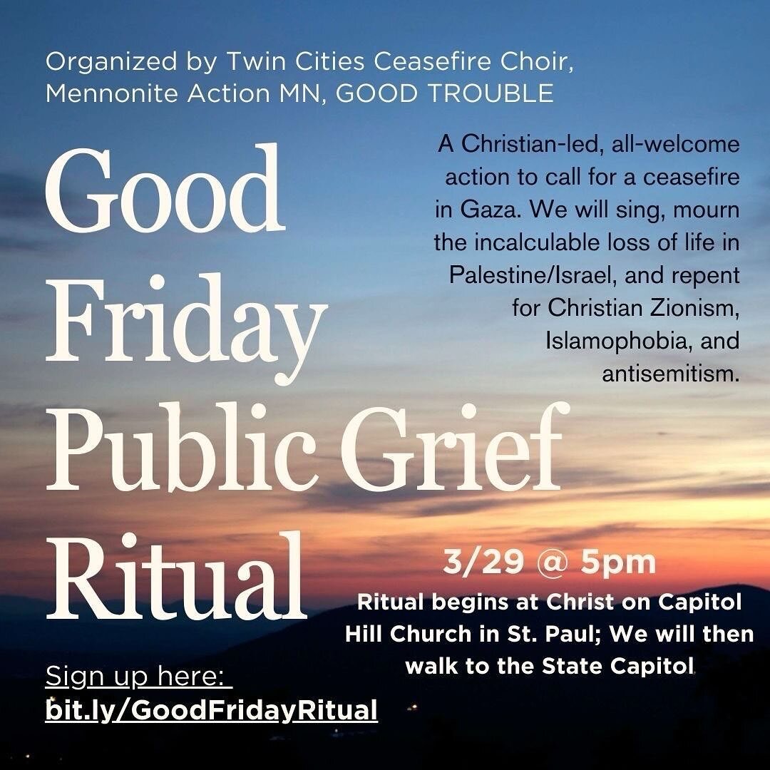Location is set - meet at steps of Christ Lutheran on Capitol Hill and proceed to the Capitol. Come move grief through your body in community.