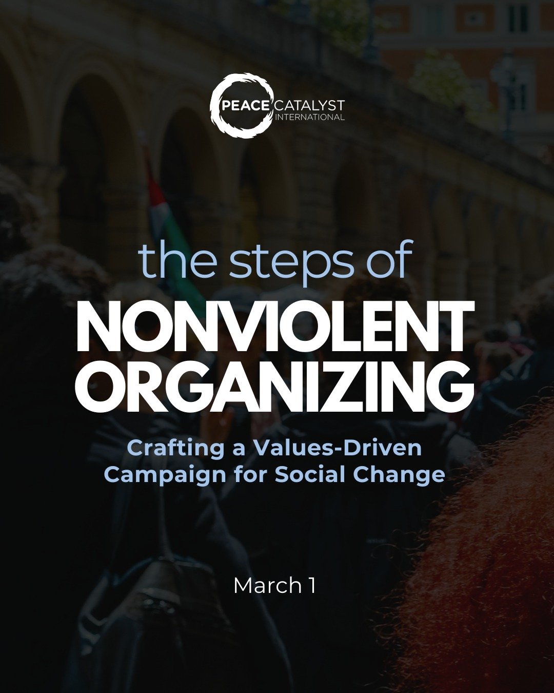 Many of us are dreaming of transforming our communities for the better right now. But how do we actually make that happen? Join us for a 3-hour interactive, participatory online workshop to learn six steps to building a successful nonviolent campaign