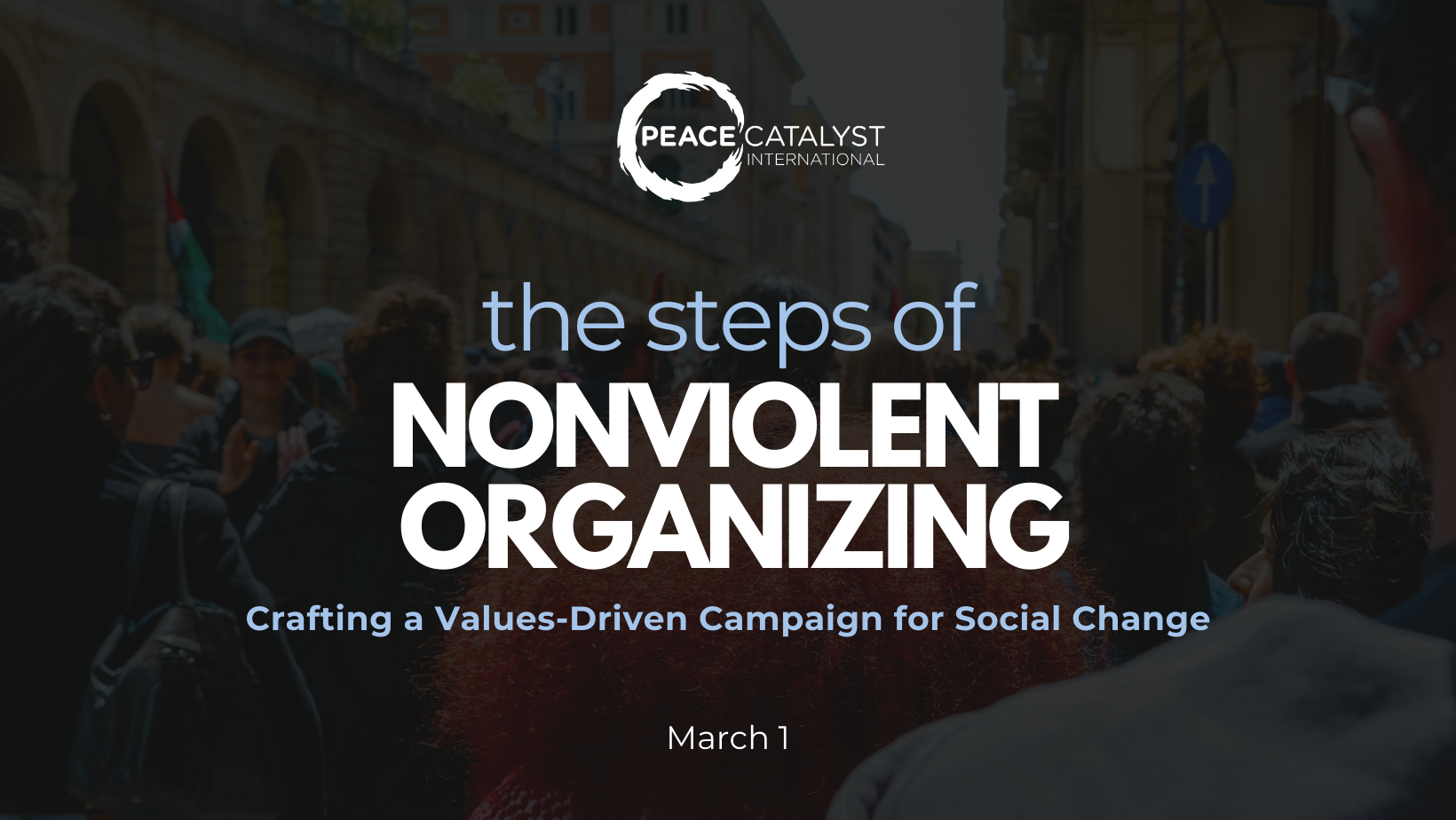 The Steps of Nonviolent Organizing: Crafting a Values-Driven Campaign ...