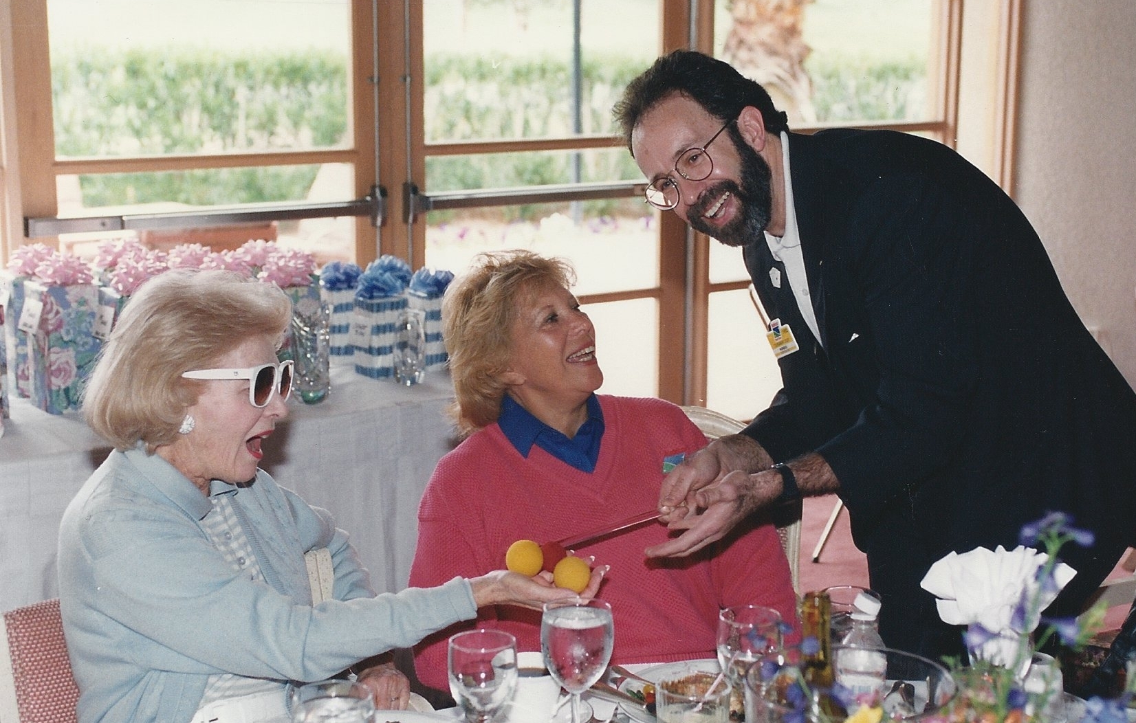 A regular at the LPGA Nabisco Dinah Shore in Palm Springs, Hondo entertained the many guest celebrities, golfers and corporate sponsors. Says Hondo, "Along with Muhammad Ali, Jack & Barbara Nicklaus, and Arnold Palmer, Dinah was about as gracious and appreciative as you could ever imagine".