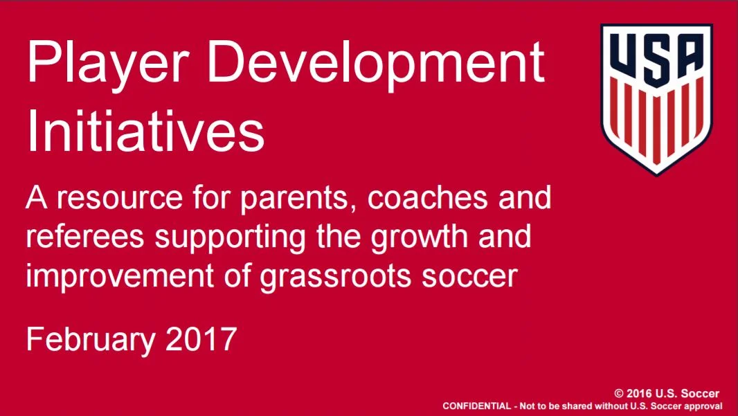 US SOCCER - PLAYER INITIATIVES 