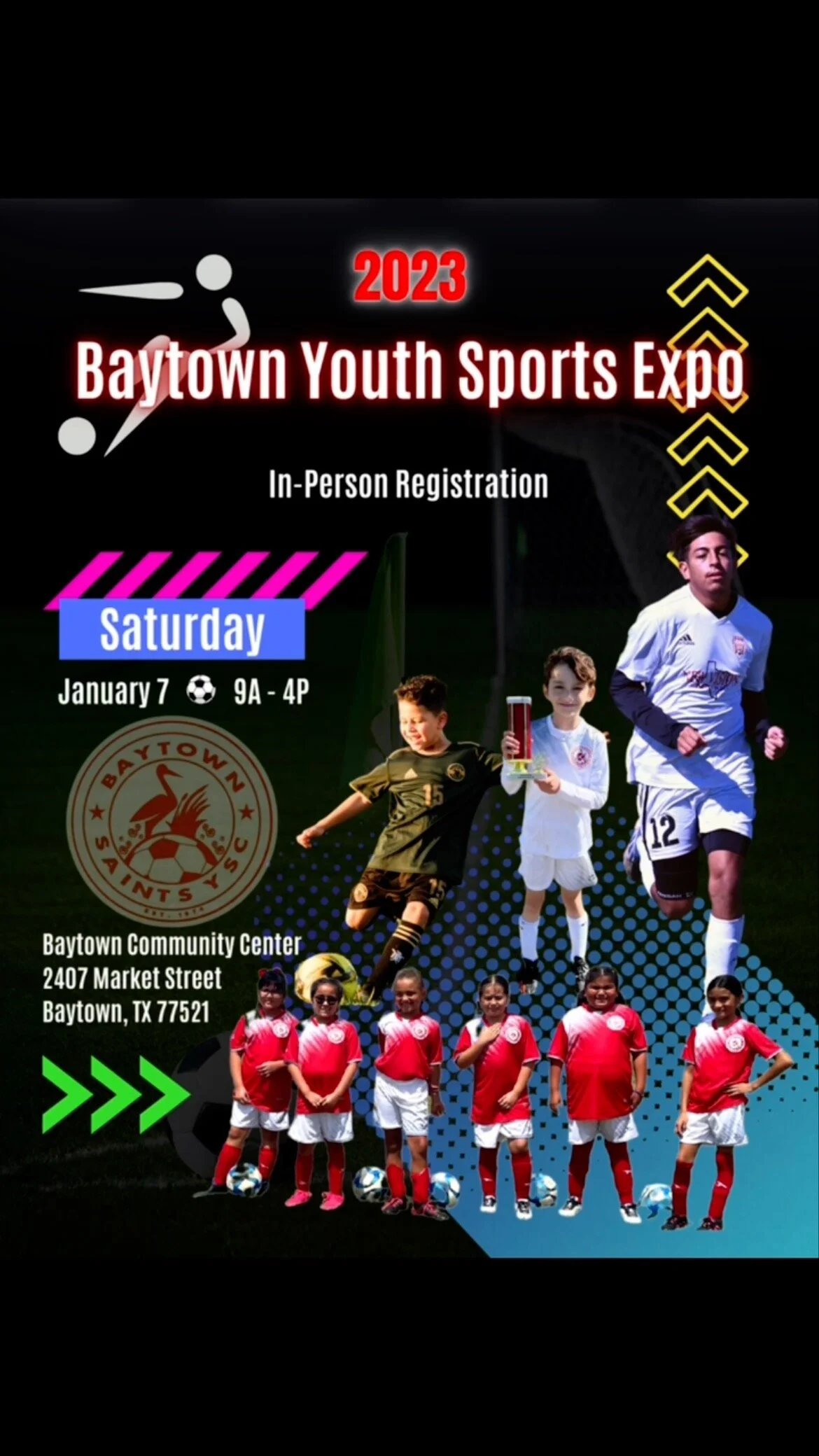 BSYSCBAYTOWN SAINTS YOUTH SOCCER CLUB