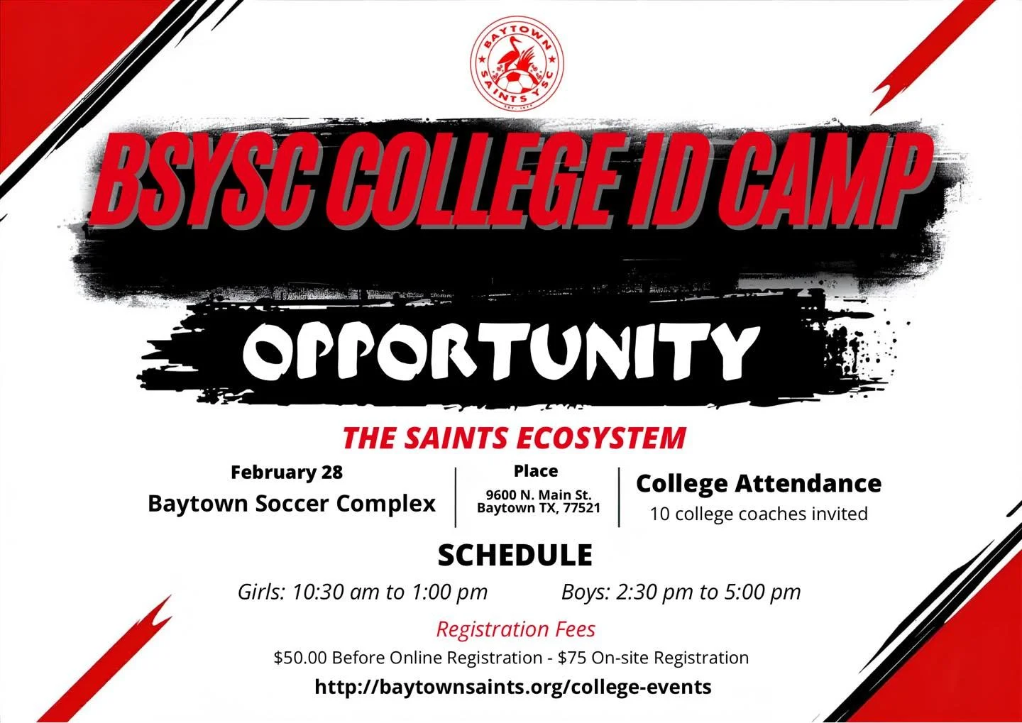 🚨 ATTENTION HIGH SCHOOL PARENTS &amp; PLAYERS 🚨

Due to a forced complex closure caused by the recent freeze, our highly anticipated College ID Camp has been postponed. We sincerely apologize for the inconvenience&mdash;this decision was completely