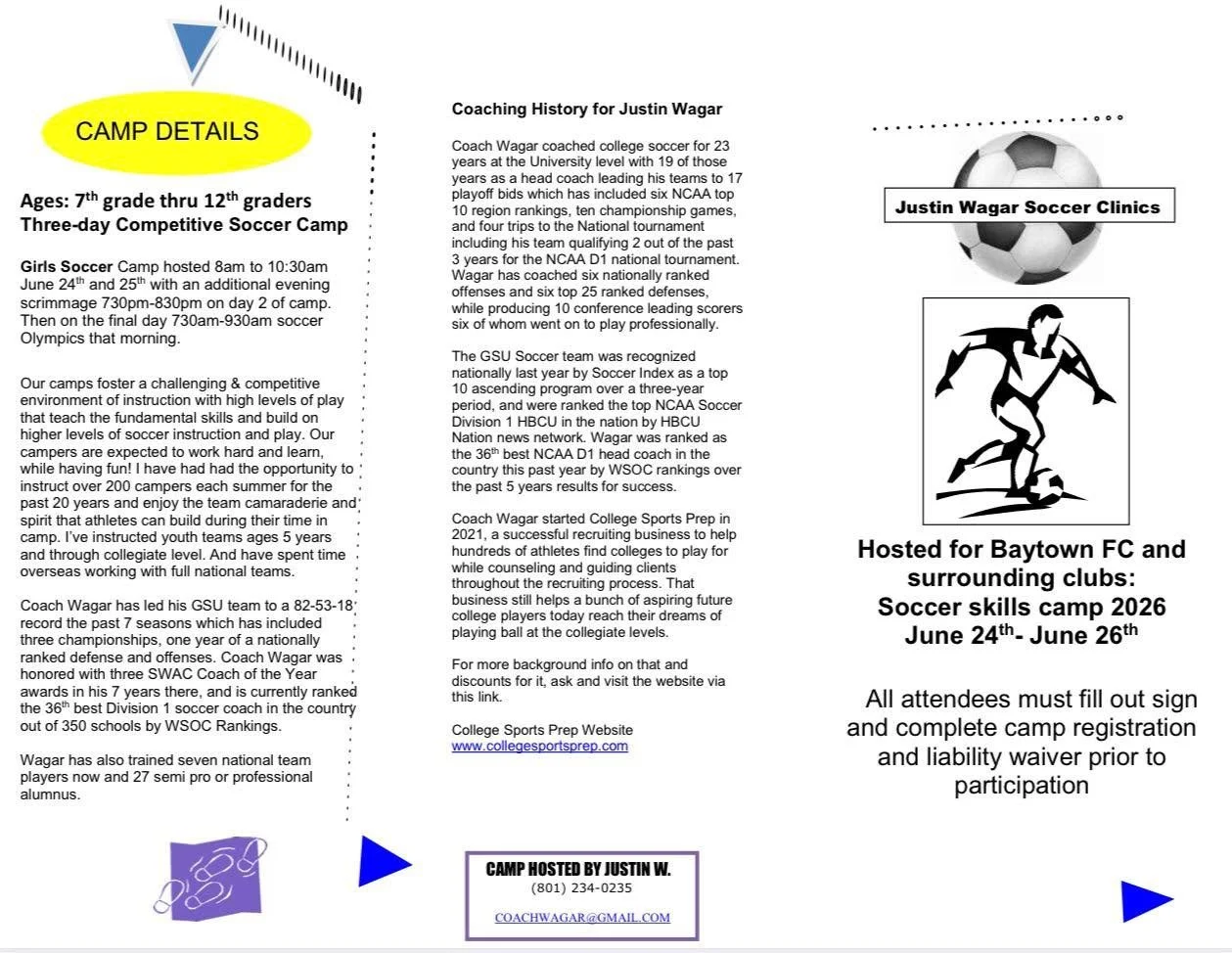 Existing things happening at Bantam Saints. Do not miss out, register early.