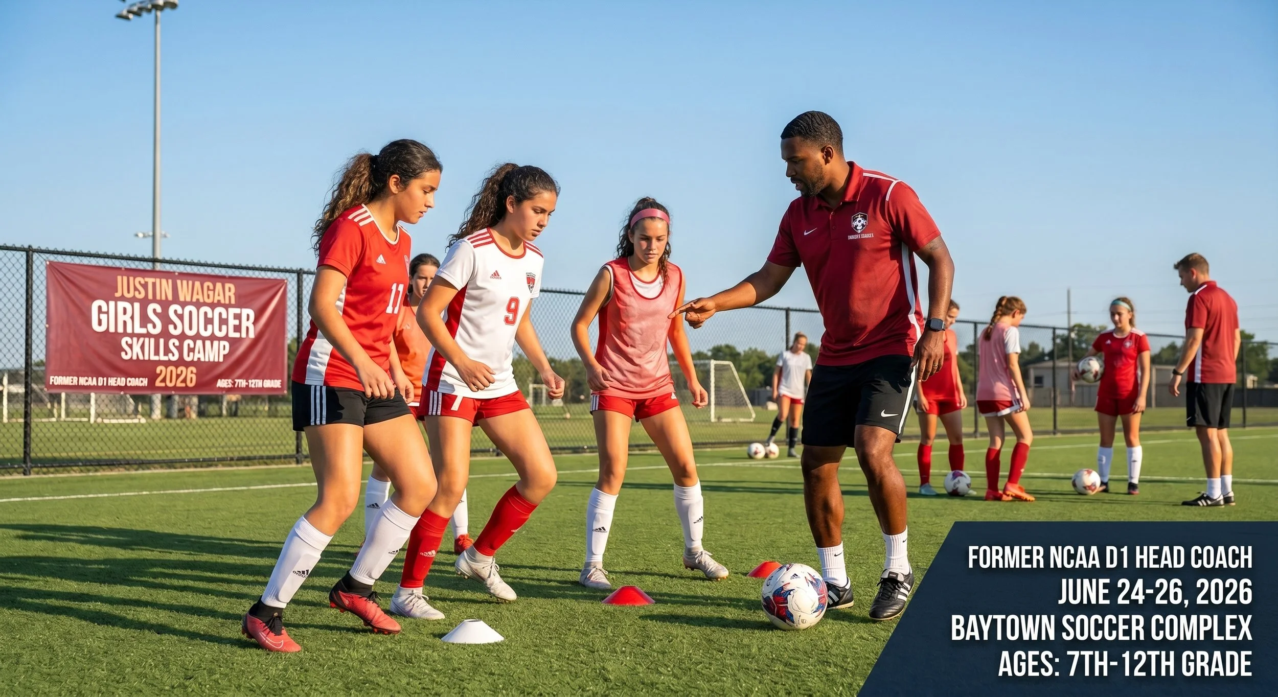 JUSTIN WAGAR GIRLS SOCCER SKILLS CAMP 2026