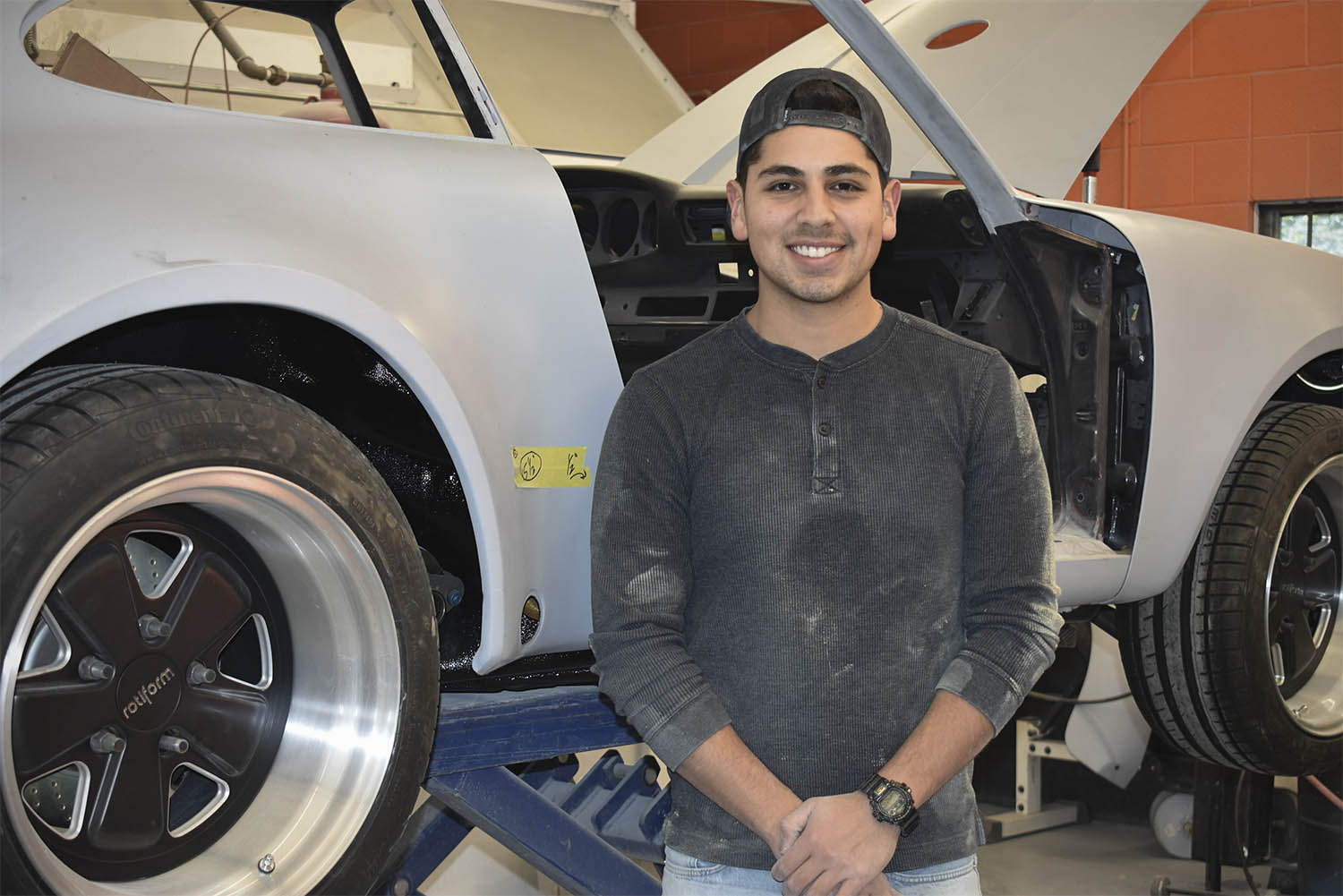 Tony is the Porsche apprentice at Vintage Sportscar Restorations in Southern Oregon.