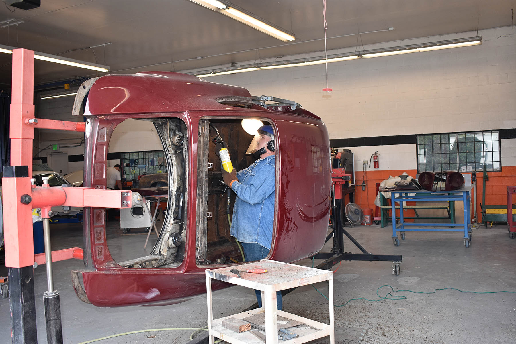 Porsche metal fabrication and restoration