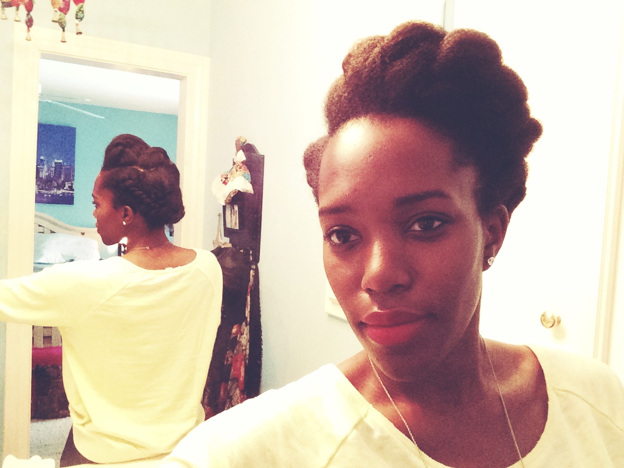 Natural Hair How-To: Protective Style Two Strand Twist Updo —  