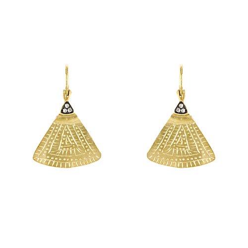 Tribal Triangle Earrings