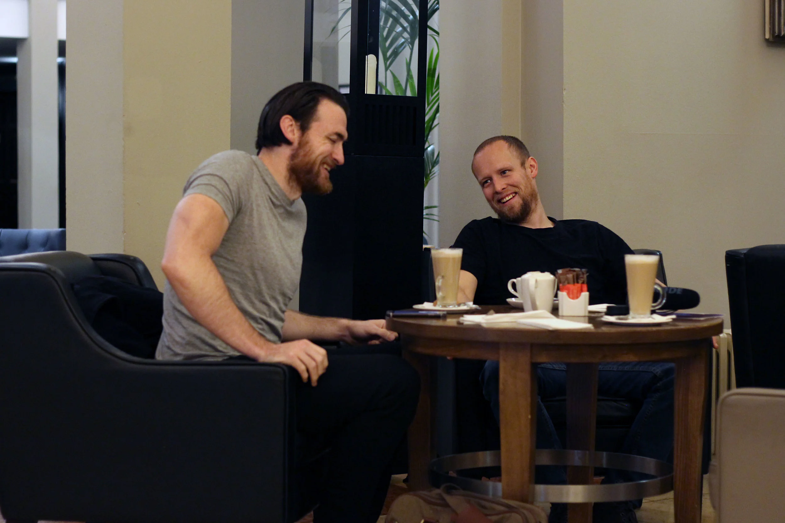 Owen Colgan with Shane Monahan