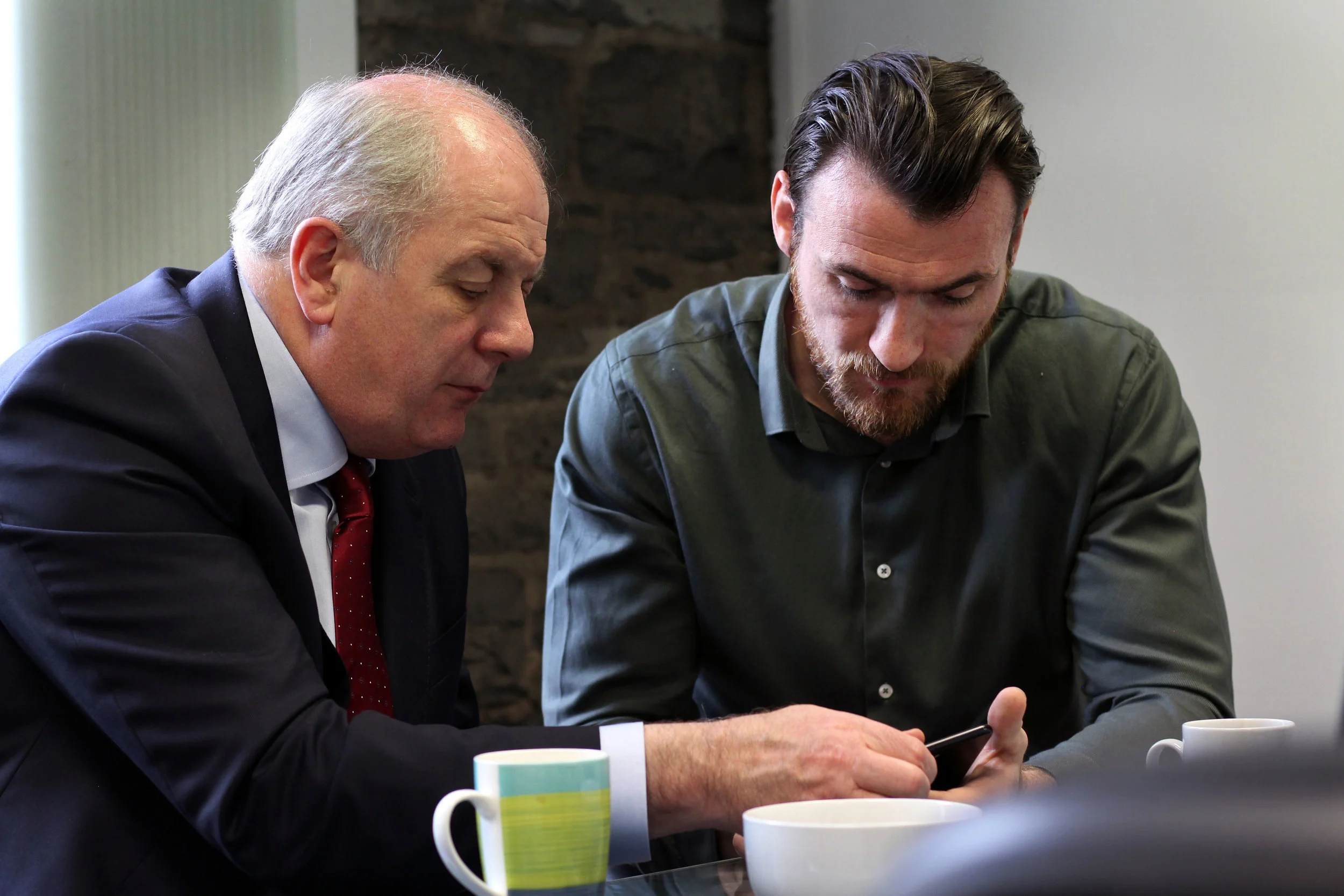 Gavin Duffy with Shane Monahan