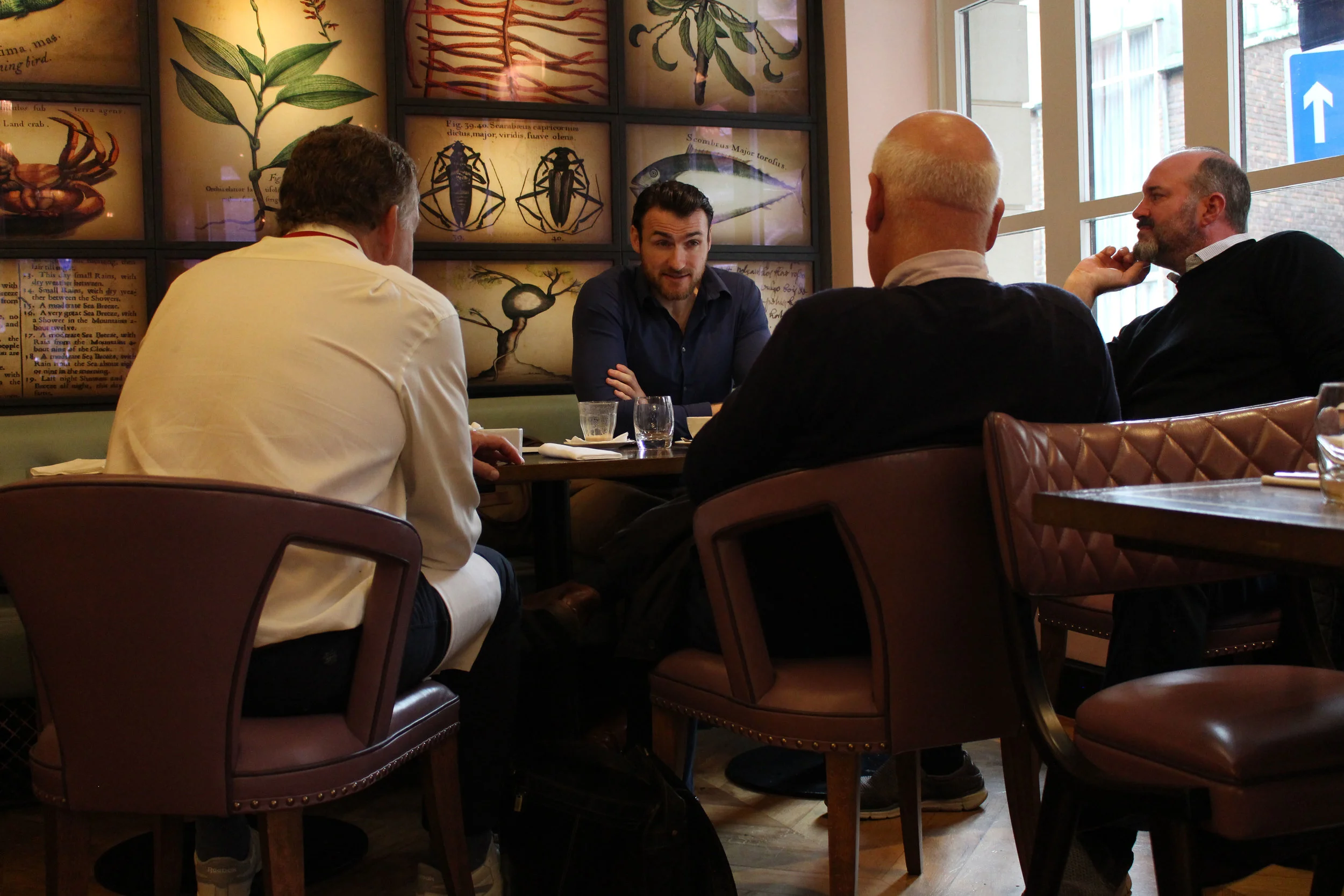 Investment meeting in London