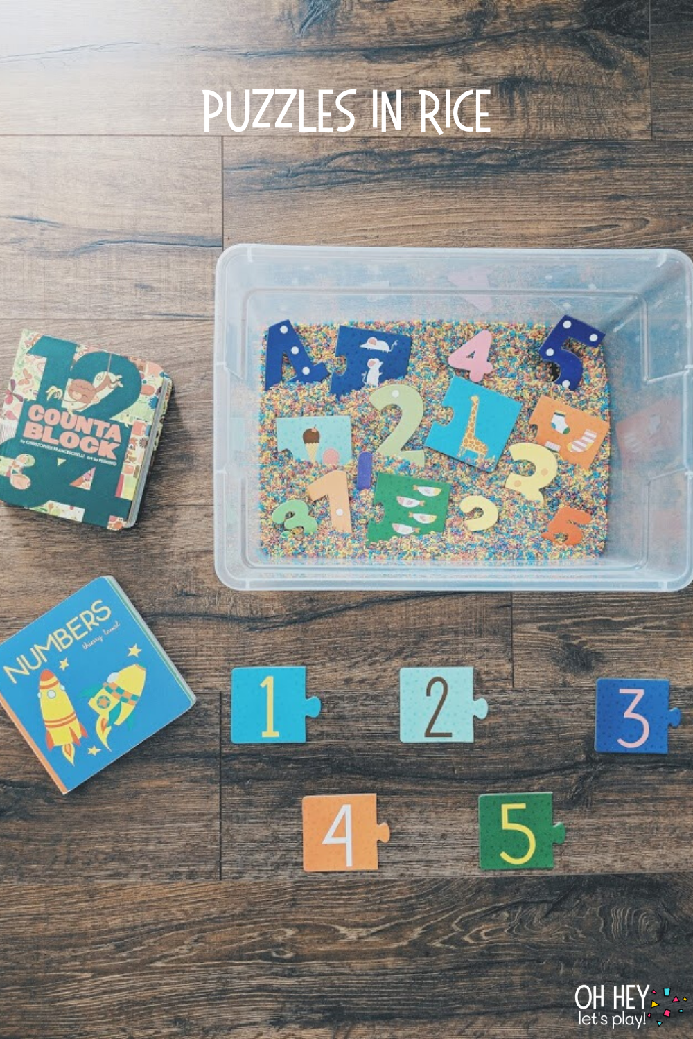 Puzzles in Rice 30+ Activities for 1-2 Year Old Toddlers - Oh Hey Let's Play www.ohheyletsplay.com.png