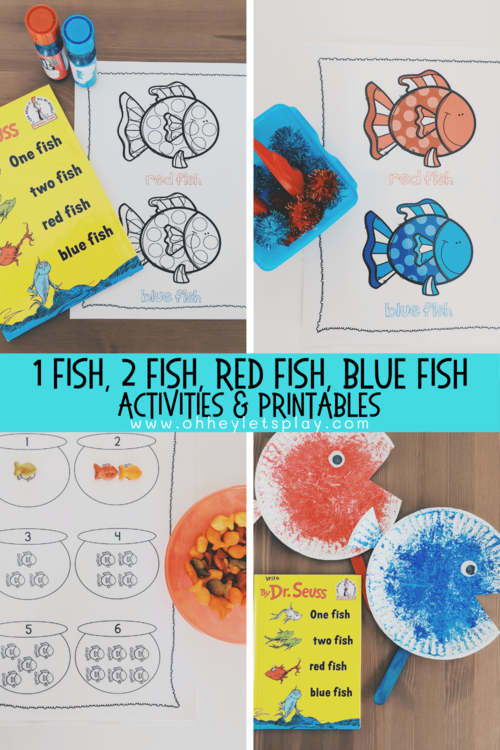 Red Fish, Blue Fish Dr. Seuss Activities & Printables — Oh Hey Let's Play