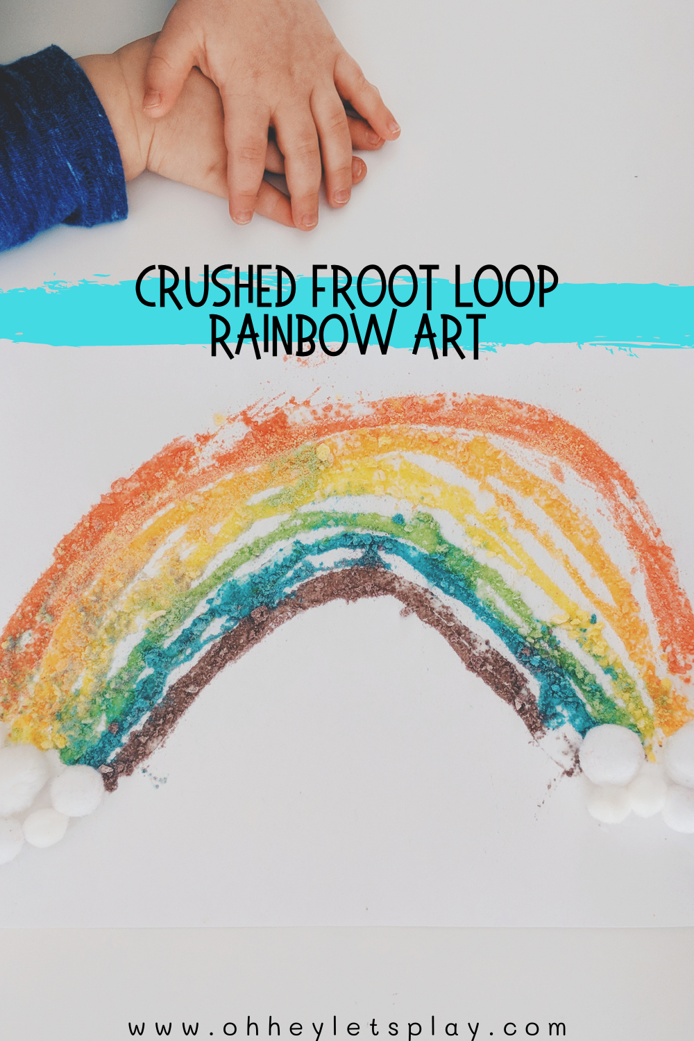 A Fun Paper Roll Rainbow Painting