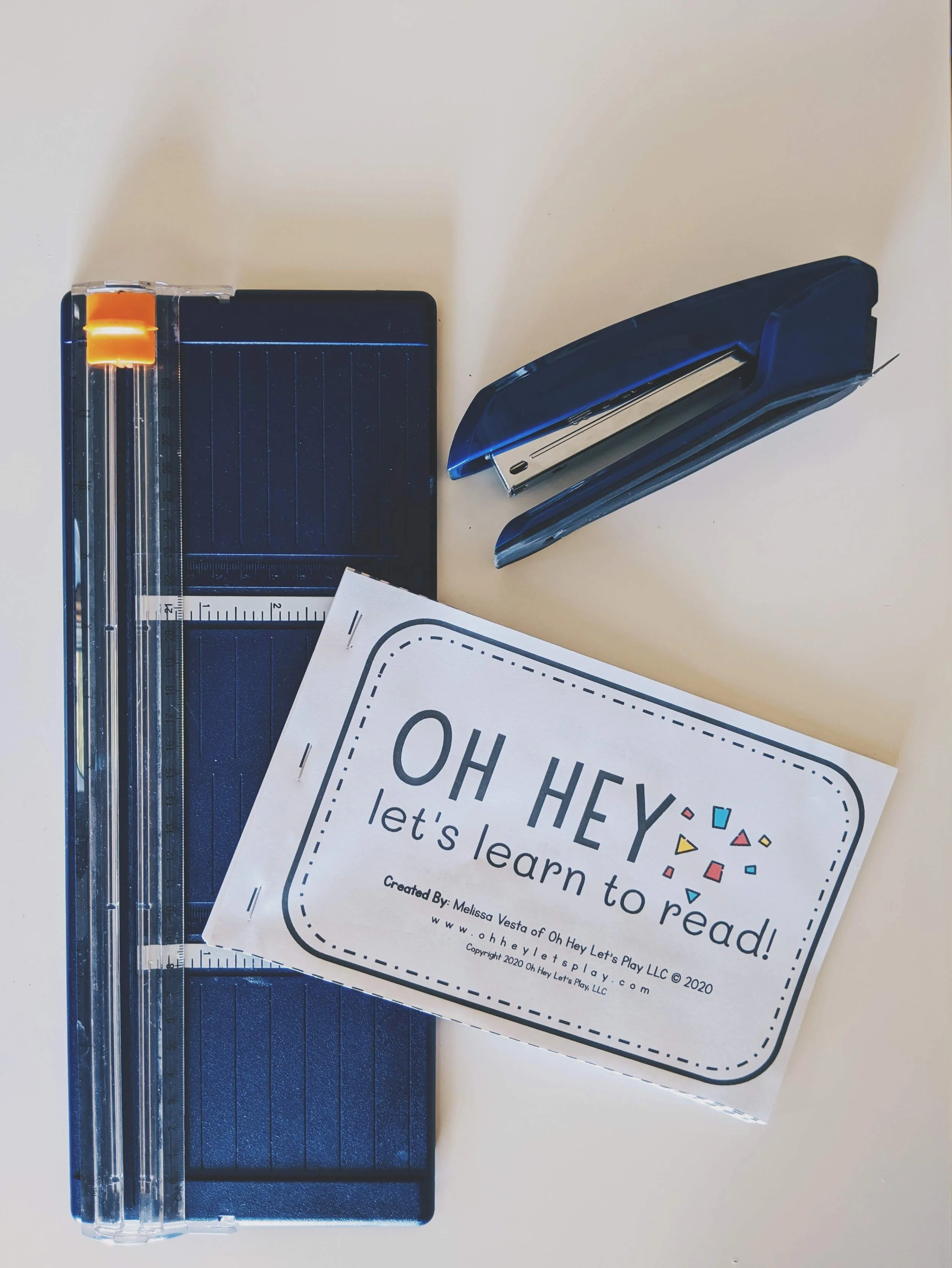 "Oh Hey Let's Learn to Read!" Mini Book - Digital Download