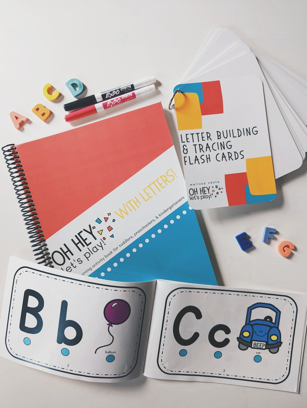 Oh Hey Let's Play - LEARNING LETTERS Bundle!