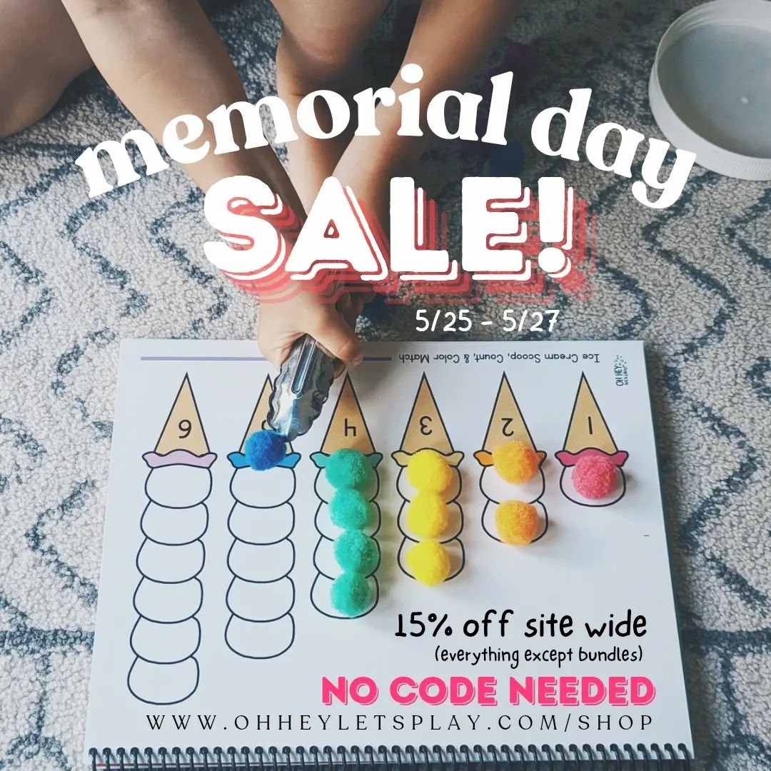 Take 15% off today through Monday 5/27 and stock up on reusable summer learning resources for your kids ages 2.5-6, and/or get tons of learning journal activity ideas for your kids ages 18 months-8 with 15% off the first year of your Digital Learning