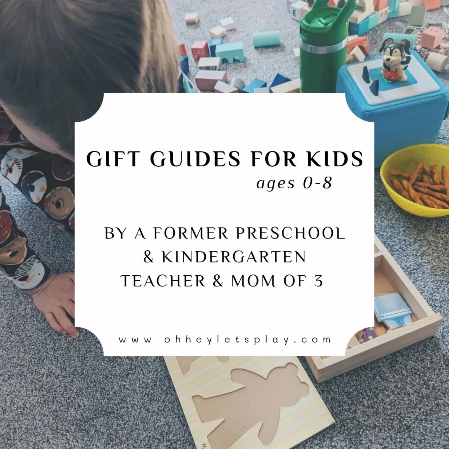 ✨Finding the perfect gift doesn&rsquo;t have to be overwhelming or stressful!👇🏻
&bull;
I&rsquo;ve rounded up my favorite tried-and-true toys and activities for every age (baby through age 8)! As a former preschool &amp; kindergarten teacher and mom