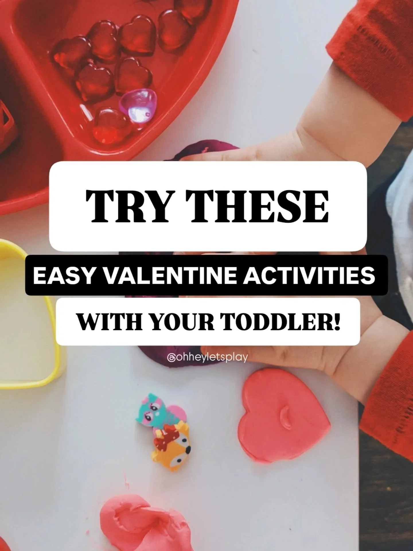 All of these activities are great ways to support your toddler's early development whether it's fine motor skills, gross motor skills, or even just growing language and vocabulary!
&bull;
Use these activities as a tool when your days are dragging and