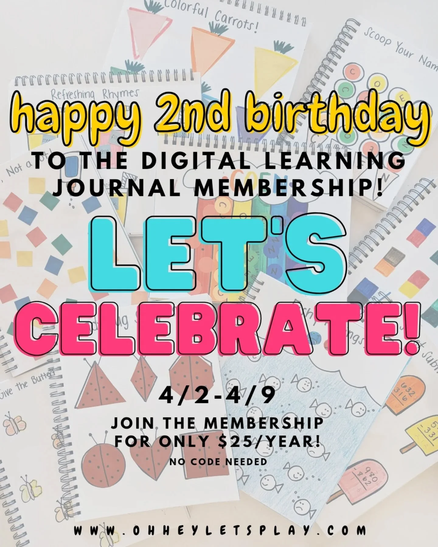 Two years of this membership!🥹🎉
&bull;
What started as a way to make learning feel easier (and way less overwhelming) at home has turned into something over 2 thousand families now use in their everyday routines&mdash;and that will never not amaze 