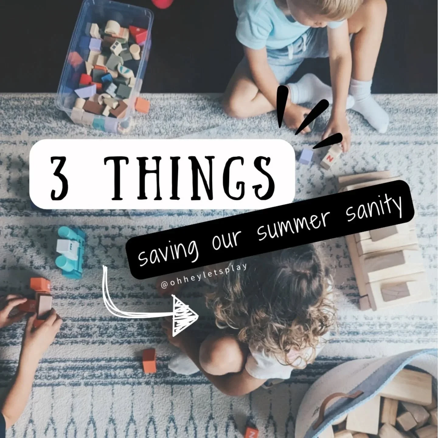We don't do strict summer schedules at our house BUT👇🏻
&bull;
I HAVE learned that our days go much smoother when we have a few simple rhythms and expectations built into our day.
&bull;
These 3 things have consistently been saving our sanity the pa