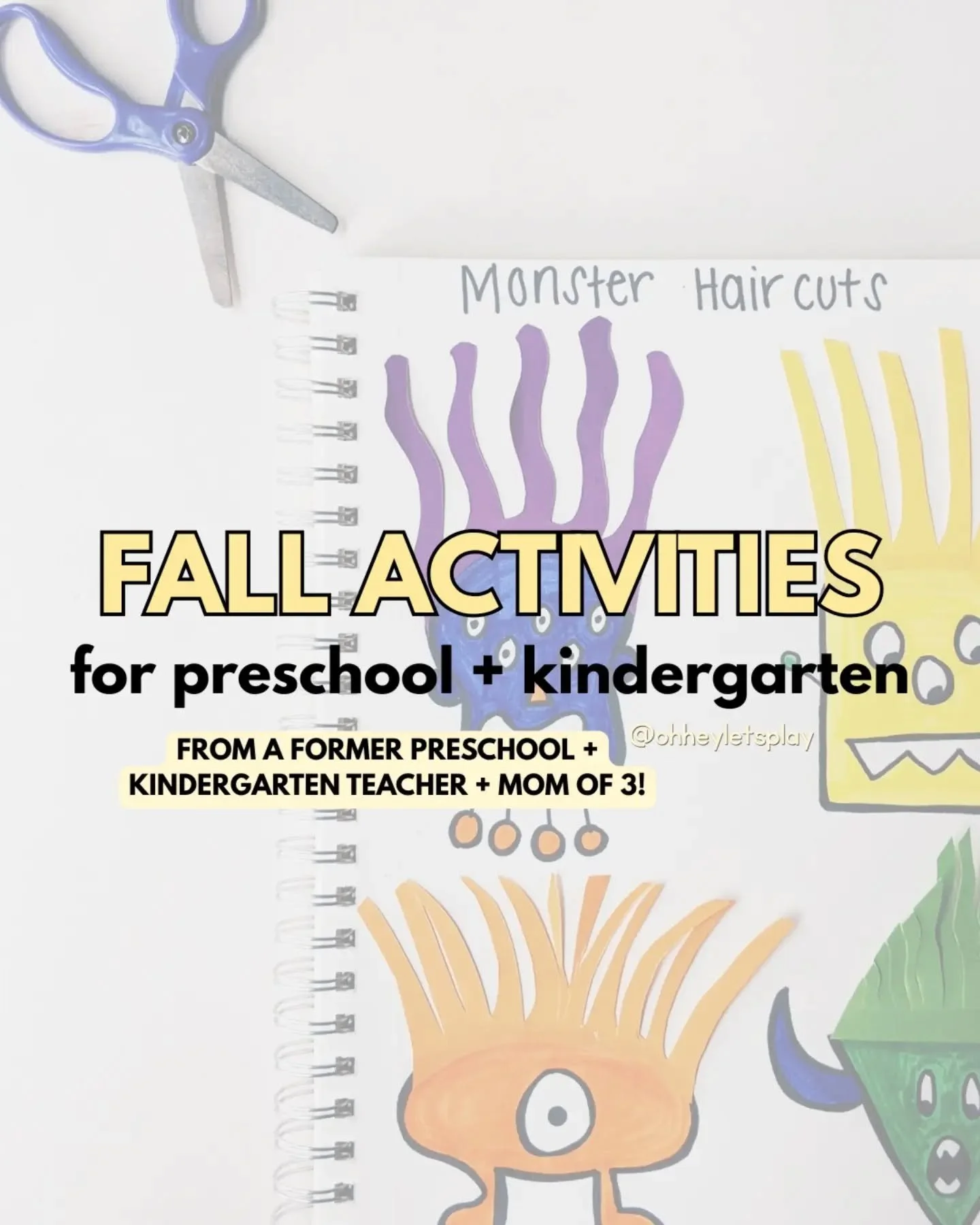 All the fall-themed fun for our preschoolers and kindergartners!🎃🍂🕸️
&bull;
If you'd like links to our favorite activity supplies, my reusable learning activity books, and more fall activity ideas for toddlers and preschoolers, comment "FALL 