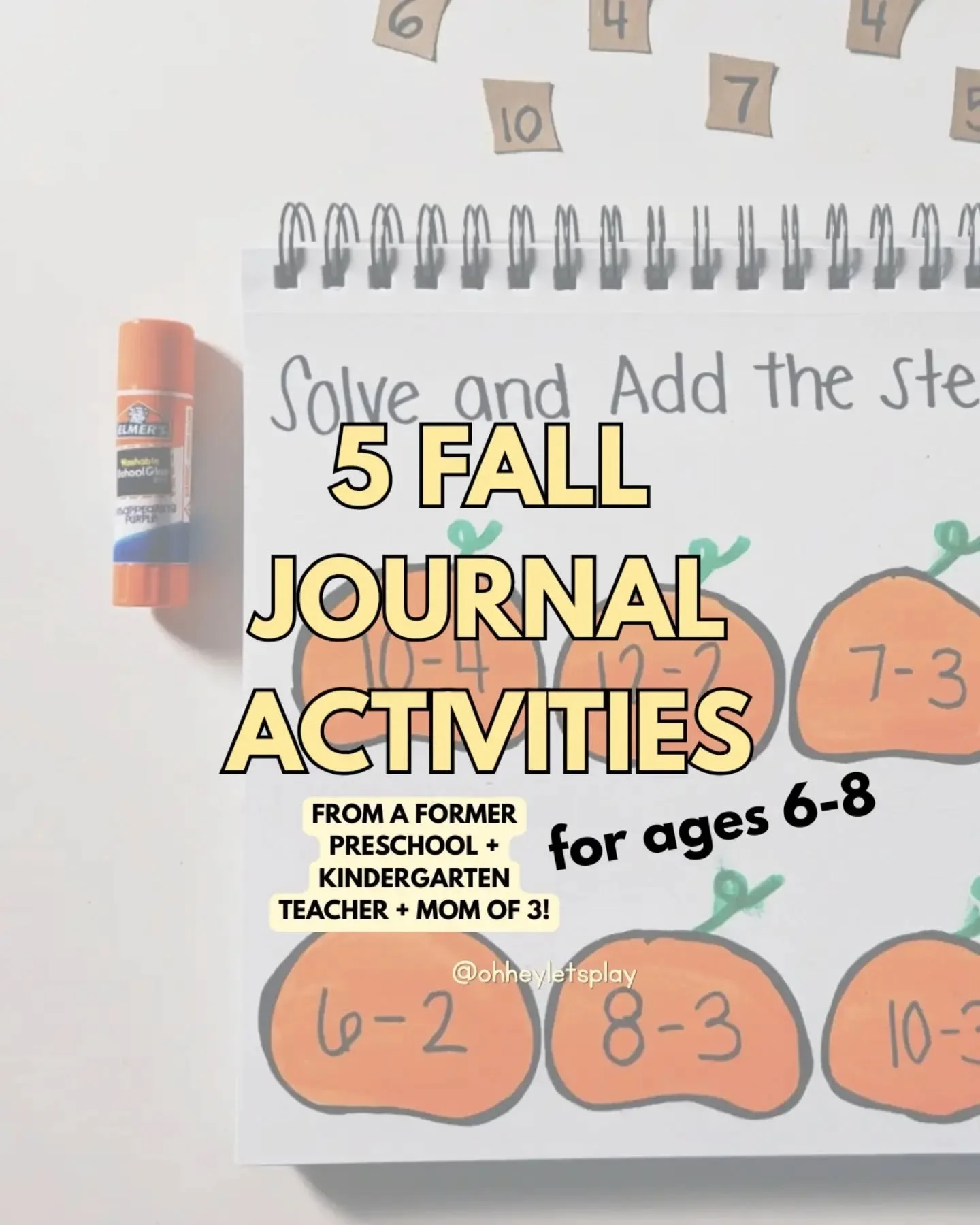 Learning journals aren't just for toddlers! Here are a few fun, fall ideas for your older kiddos who still need playful learning opportunities too!
&bull;
If you like these ideas, be sure to save this post, come check out my feed for more, and follow