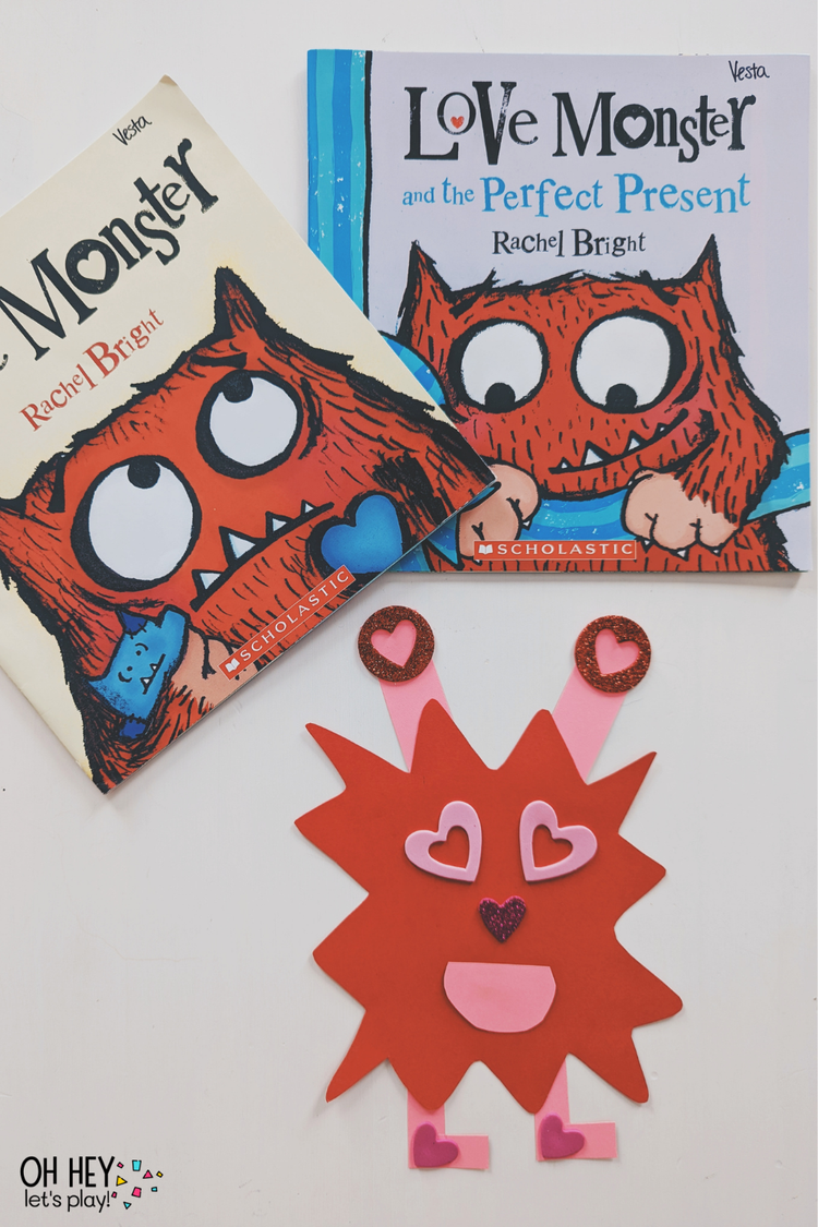 Love Monster Craft (Free Printable Template) Oh Hey Let #39 s Play