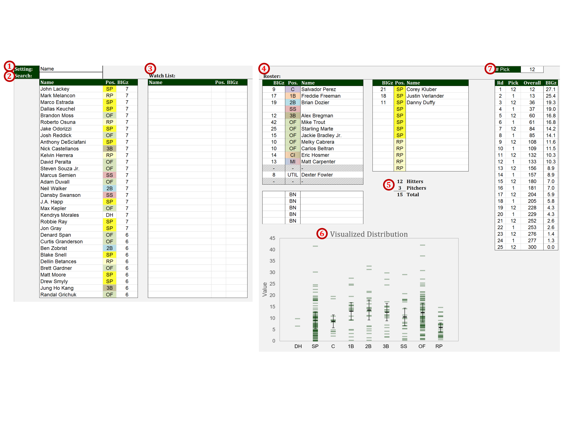 Search & Roster