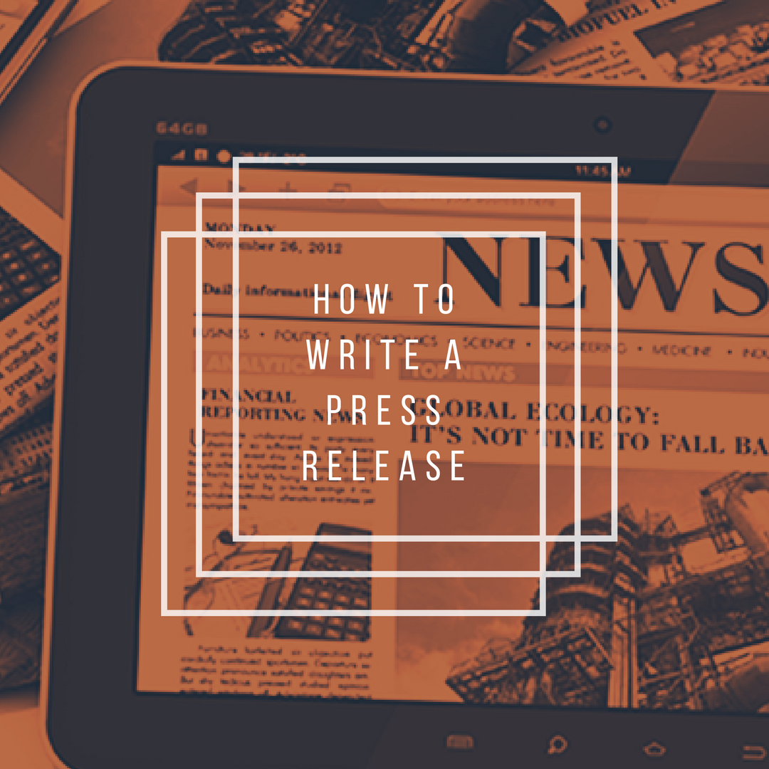 How To Write A Press Release