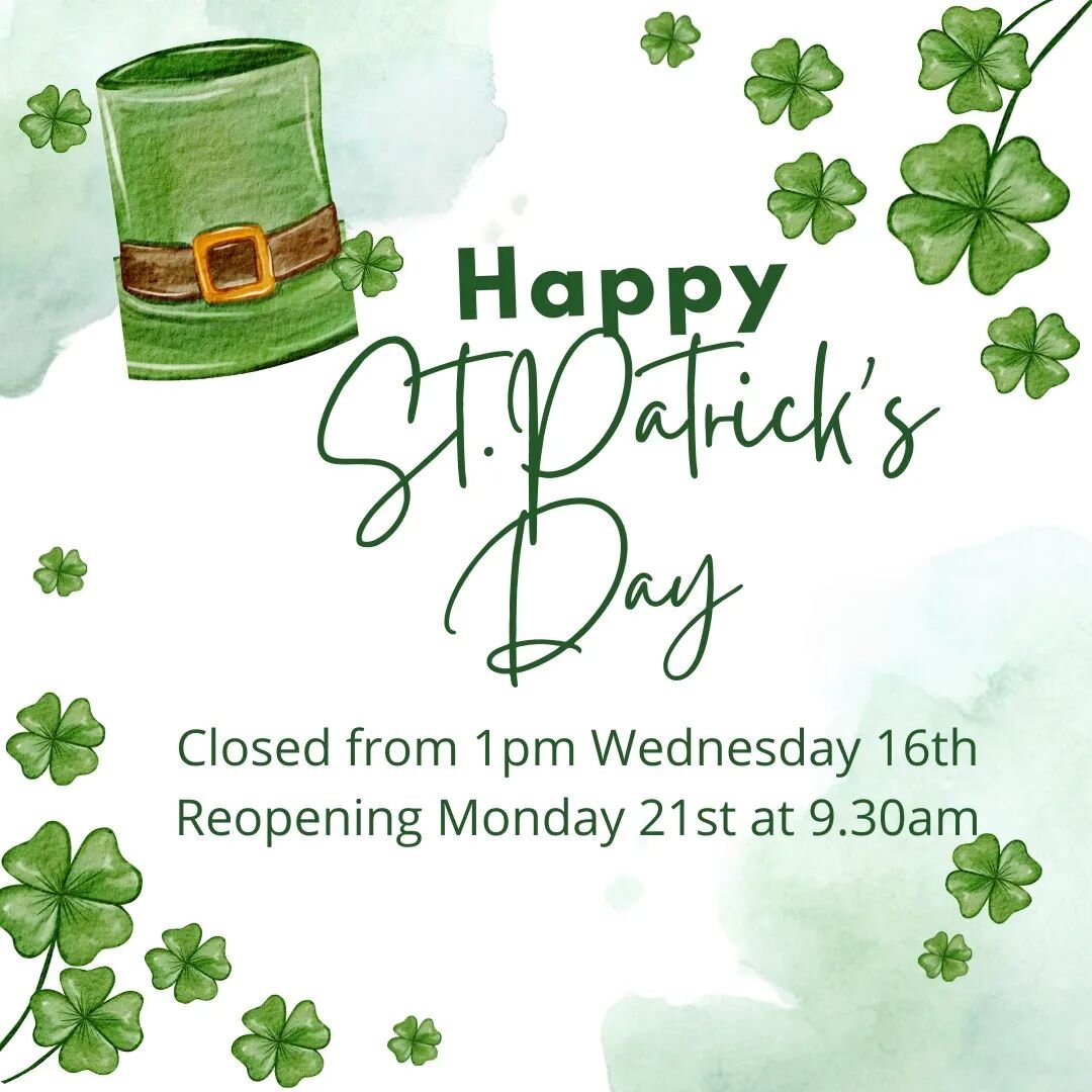 Happy St. Patrick's Day to all of our loyal customers!! ☘☘☘