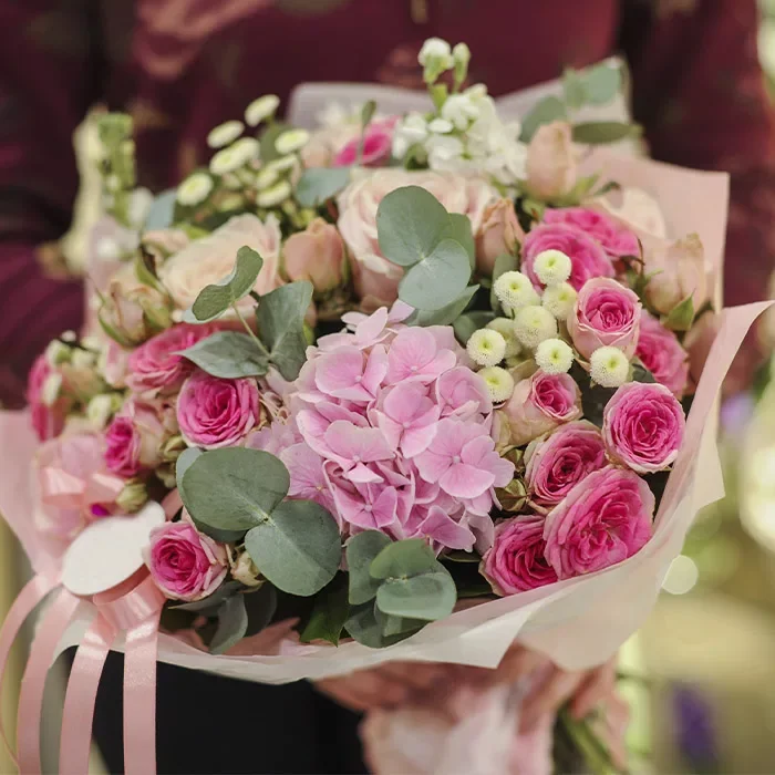 Soft Pastel Bouquet - Pinks & Purples