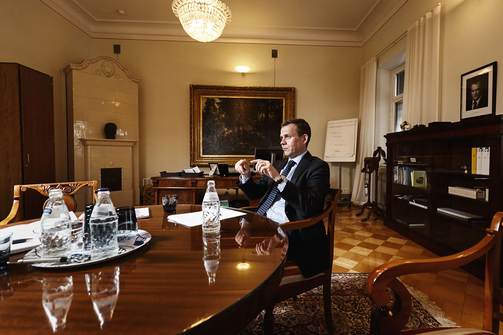 Minister of Finance Petteri Orpo for Bloomberg. 2017