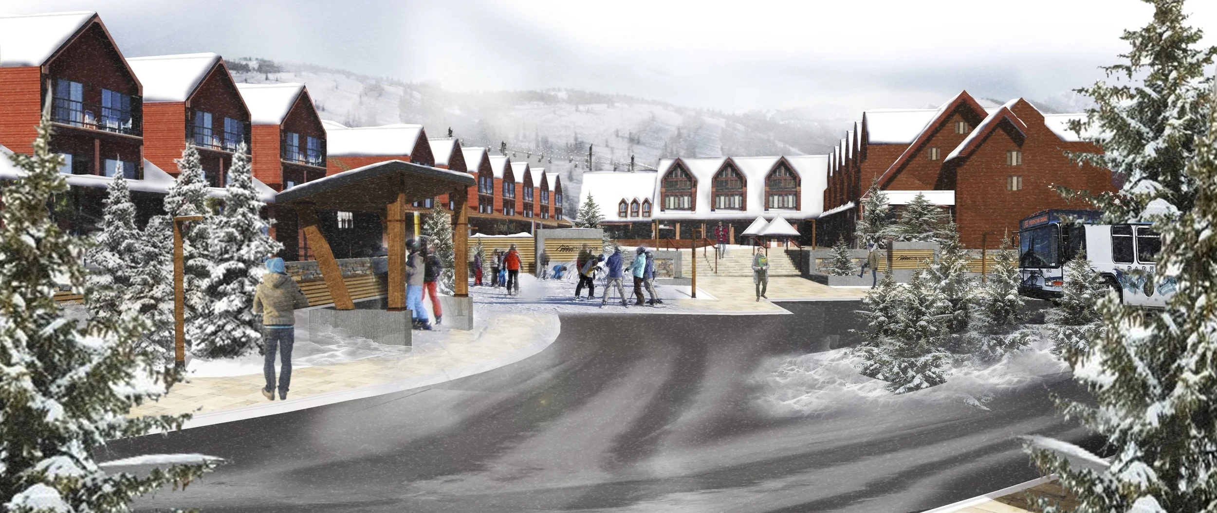 a winter resort