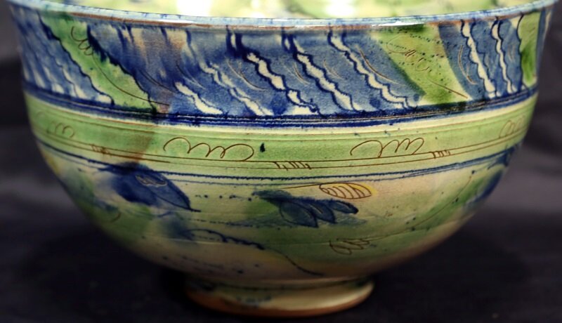 Catherine Vanier Stoneware Fire Glazed Ceramic Bowl - $550