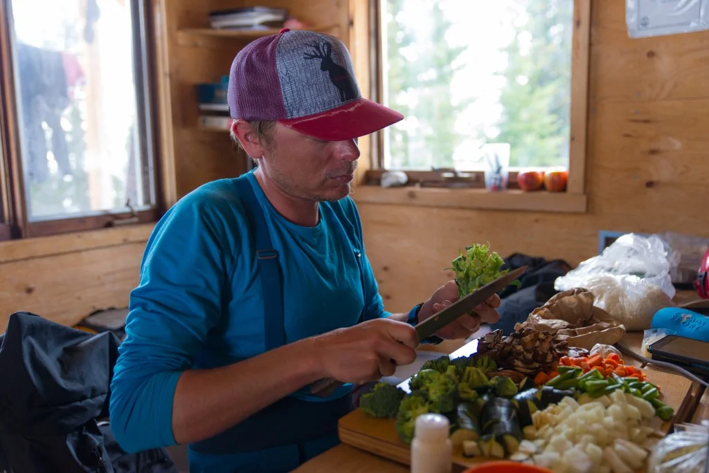 Vegetables you say? Where do you get fresh vegetables 5 days into a ski traverse, 50 km from the nearest road?