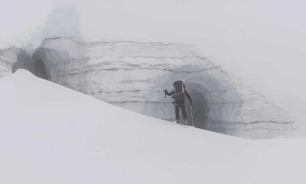 Mike investigating a portal back to civilization?