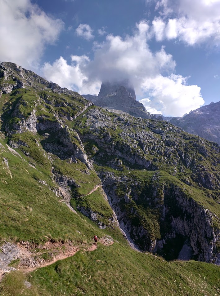 A great path to an intimidating objective.